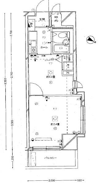 間取りを拡大表示