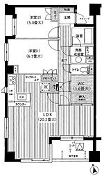 ステイツ仲町台 2LDKの間取り