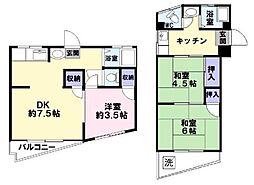 石井マンション 1DKの間取図画像
