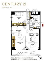 ハイマート行徳 3LDKの間取図画像