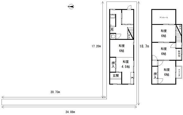 間取りを拡大表示