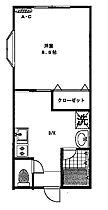 六条鹿島コーポ 2－D号室 ｜ 茨城県鹿嶋市大字宮中348-10（賃貸アパート1K・1階・29.81㎡） その2