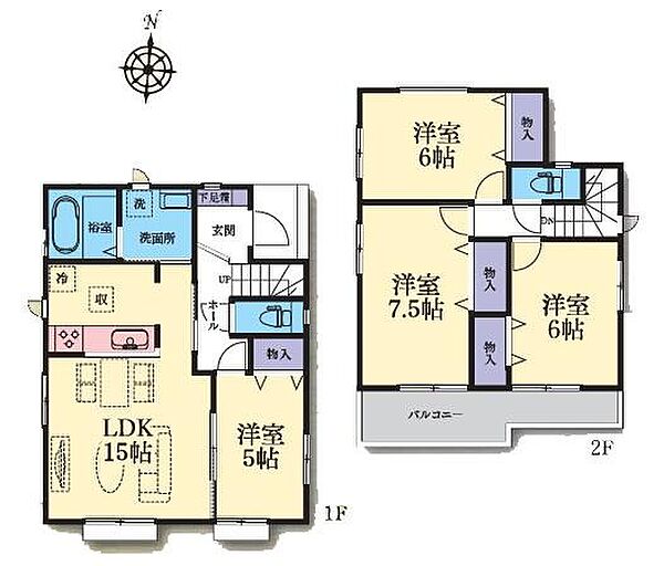 間取りを拡大表示