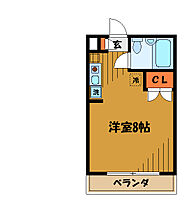 東京都国分寺市本多２丁目（賃貸マンション1K・3階・21.38㎡） その2