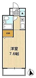 ジョイフル中山一番館 1Kの間取図画像
