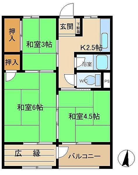 間取りを拡大表示