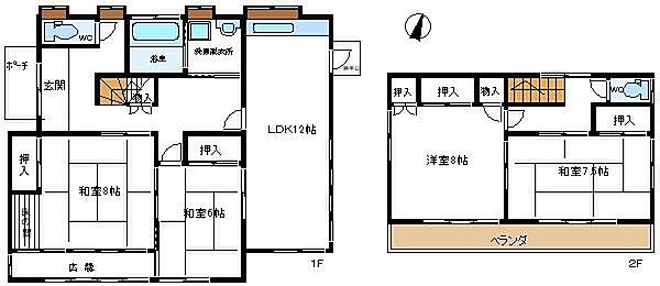間取りを拡大表示
