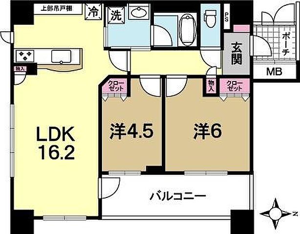 間取り センチュリー水戸サウスゲートタワー5F 5階/-