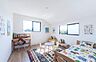 子供部屋：「自分の部屋ができた！」そんなお子様の喜ぶ顔が目に浮かぶようです。※画像はAIで加工されており、現地に家具は施工されておらず価格にも含まれていません。