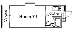 ＺＯＮＥ２４ 203 ｜ 京都府城陽市寺田西ノ口96-2（賃貸アパート1K・2階・17.28㎡） その2