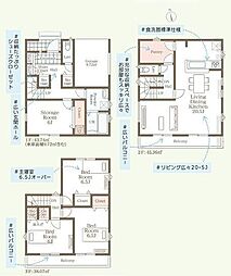 1号棟泉区新築戸建 ビルトイン車庫 駅徒10分