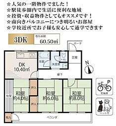 間取図画像 3DK