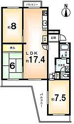 間取図画像 3LDK