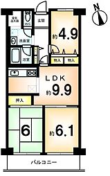 間取図画像 3LDK
