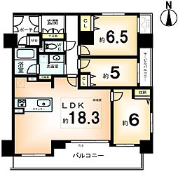 間取図画像 3LDK