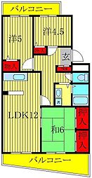 エコガーデンC棟 3LDKの間取図画像