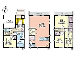 横浜市鶴見区下末吉5丁目 中古一戸建て