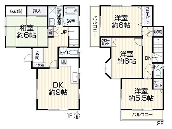 間取りを拡大表示