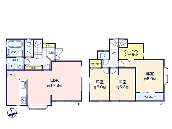 間取りを拡大表示