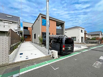 外観：マイホームを持つ幸せを存分に感じる陽当たり、開放感。