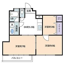 間取図画像 2SDK