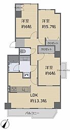 間取図画像 3LDK