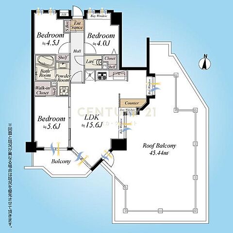 間取り セーナ大森山王 6階/-