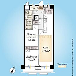 間取図画像 1SLDK