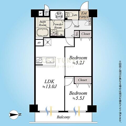 間取り コートハウス東品川 4階/-