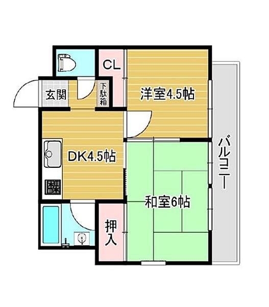 間取りを拡大表示