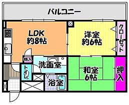 LiAnge富田林  ｜ 大阪府富田林市本町17-8（賃貸マンション2LDK・7階・52.59㎡） その2