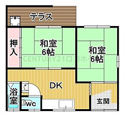 🉐敷金礼金0円！🉐木戸平屋2戸一