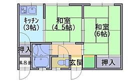 藤田マンション 112 ｜ 京都府向日市上植野町南小路84-2（賃貸マンション2K・1階・32.40㎡） その2