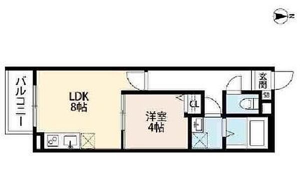 Radius 101｜京都府京都市南区久世中久世町５丁目(賃貸アパート1LDK・1階・32.66㎡)の写真 その2