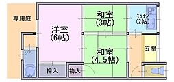 🉐敷金礼金0円！🉐貸家　寺戸町中村垣内25-5　西端号