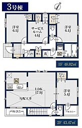 磯子区森6丁目 全3棟3号棟
