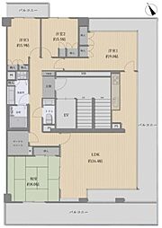 ニューシティ東戸塚南の街1号館 4LDKの間取図画像