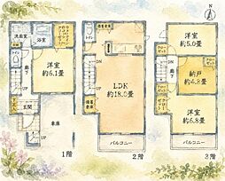 鎌倉市台4丁目　全2棟1号棟