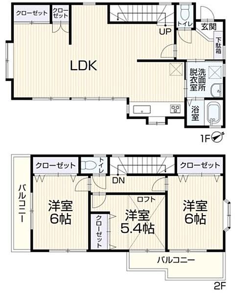 間取りを拡大表示