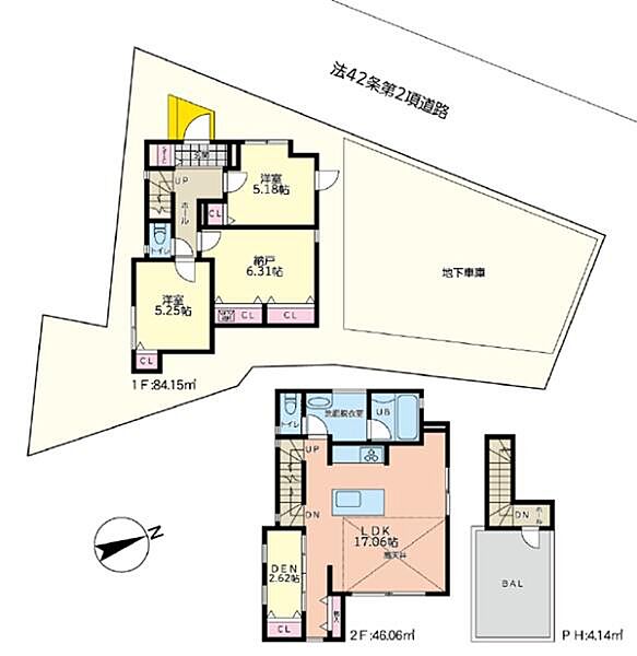 間取りを拡大表示