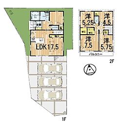 新築一戸建　2号地　全4区画　第1期