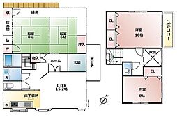 東海道・山陽本線 石山駅 バス22分 桜谷中央下車 徒歩2分