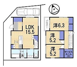 新築一戸建　1号地　全2区画