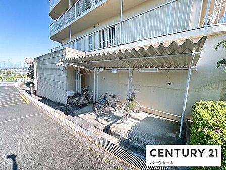 【駐輪場】自転車置き場です!