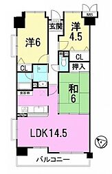 間取図画像 3LDK