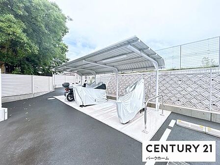 【バイク置き場】台数に限りがございます!