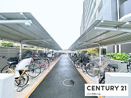 【駐輪場】自転車置き場です!