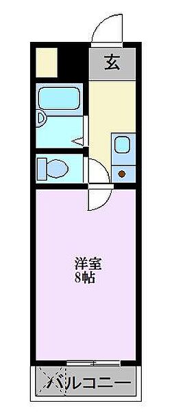 メゾンなか ｜大阪府堺市西区鳳中町９丁(賃貸マンション1K・3階・25.00㎡)の写真 その2