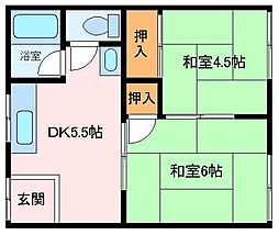 間取図画像 2DK