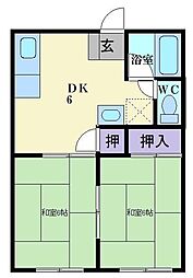 🉐敷金礼金0円！🉐サンシティ深井B